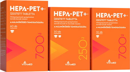 Hepa-Pet Plus májvédő hatású ízesített tabletta