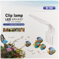 M-180 fehér/kék fényű mini akváriumi LED lámpa 15-25 cm-es akváriumokhoz #4