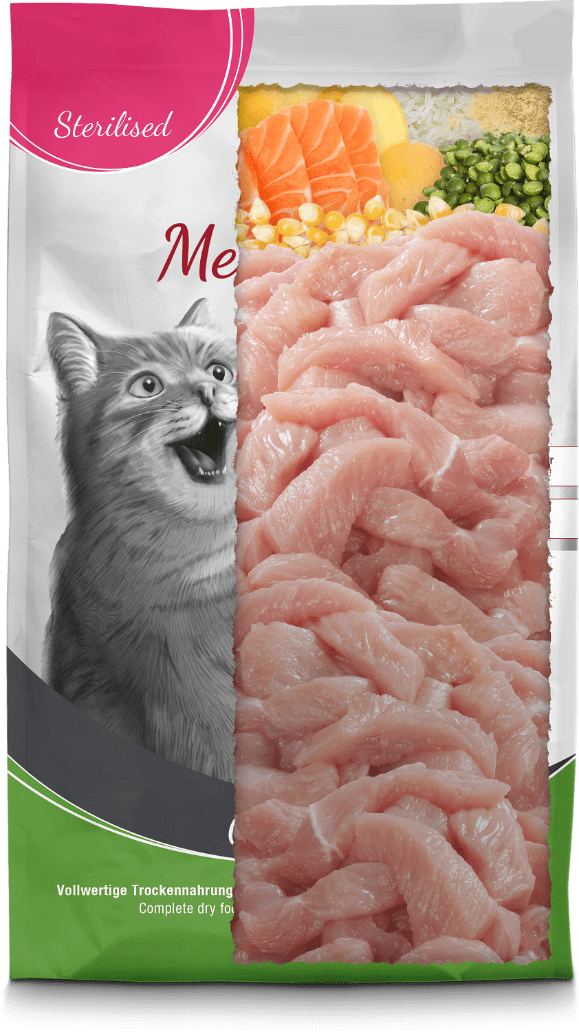 Platinum MeatCrisp Sterilised Chicken macskáknak