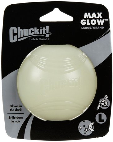 Chuckit! Max Glow - Sötétben világító gumilabda kutyáknak