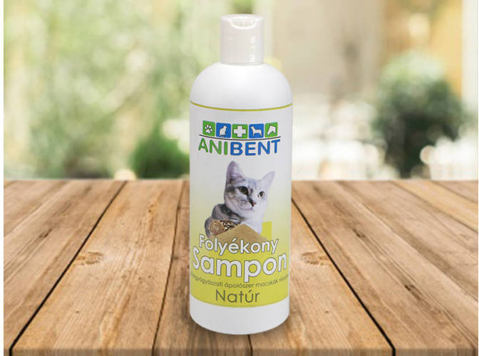 Anibent șampon natural pentru pisici cu nămol medicinal cu bentonită - zoom