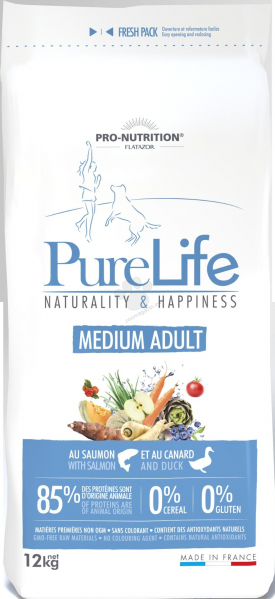 Pro-Nutrition Pure Life Adult Medium au Saumon with Salmon - zoom