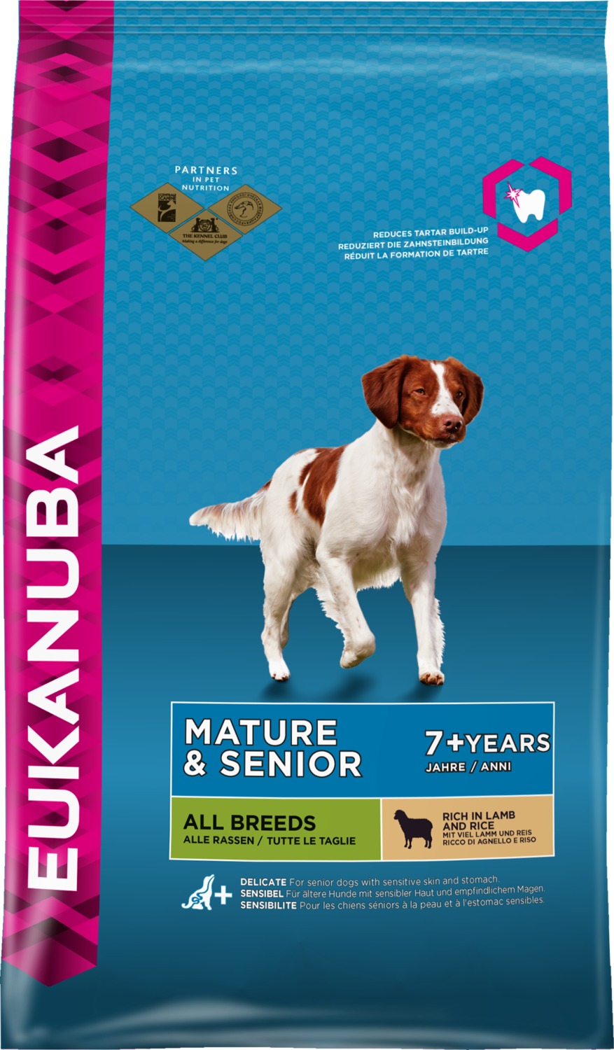 Eukanuba Senior Small & Medium Lamb & Rice kutyatáp érzékeny gyomrú idősödő kutyáknak Eukanuba Senior Small & Medium Lamb & Rice kutyatáp érzékeny gyomrú idősödő kutyáknak