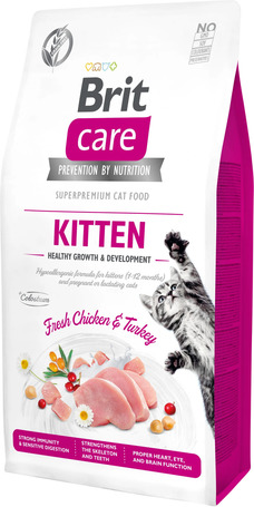 Brit Care Cat Kitten Healthy Growth & Development - Fresh Chicken & Turkey