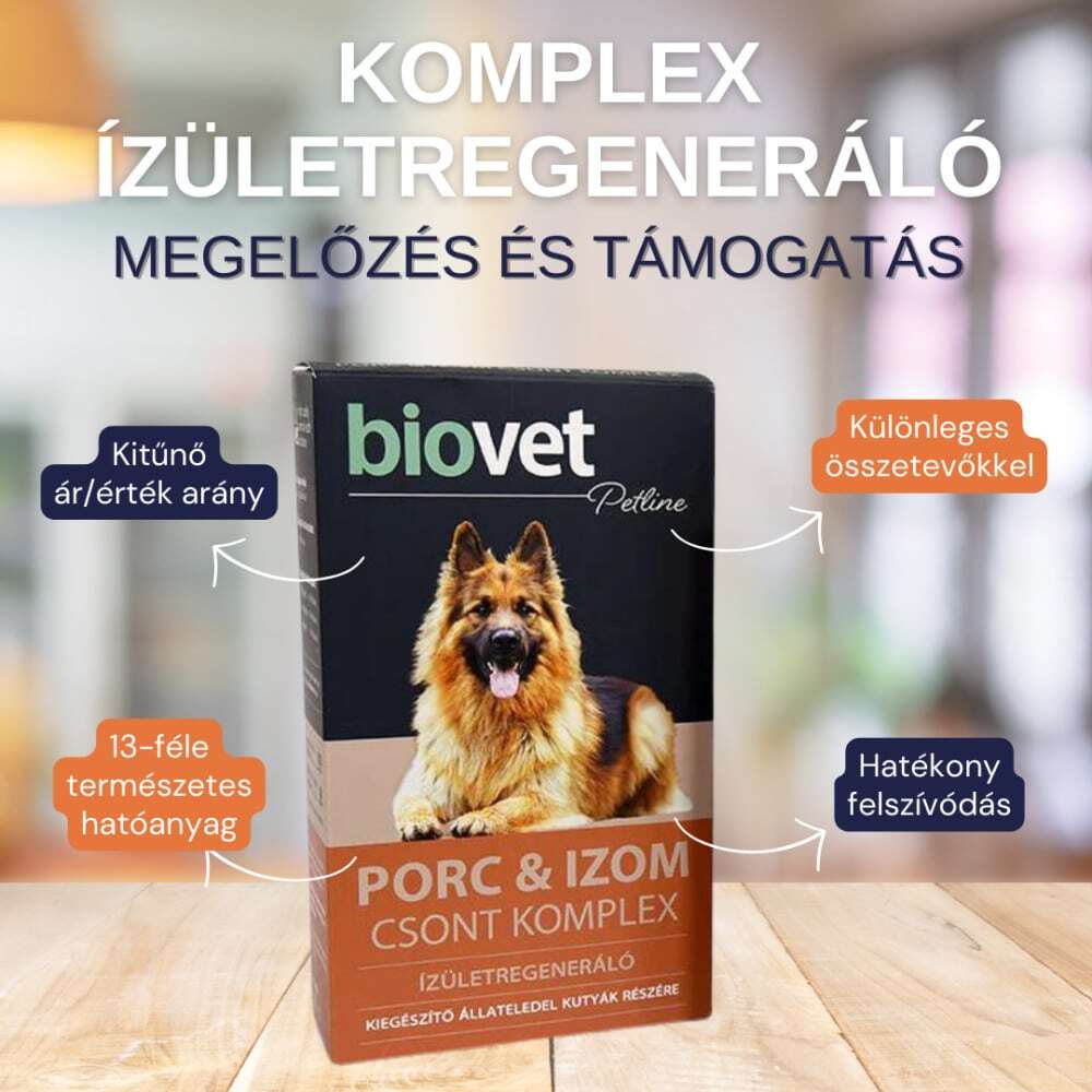 Biovet Cartilaje & Mușchi sirop oase pentru câini - zoom