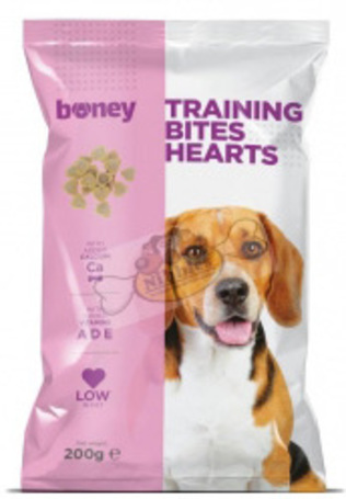 Boney Training Bites Hearts - Szívecske alakú jutalomfalatkák kutyáknak