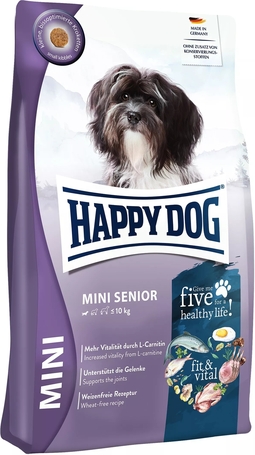 Happy Dog Fit & Vital Mini Senior | Táp kistestű idős kutyáknak