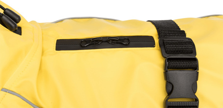 Trixie Vimy esőkabát kutyáknak, élénksárga, világoskék, zöld és piros színben