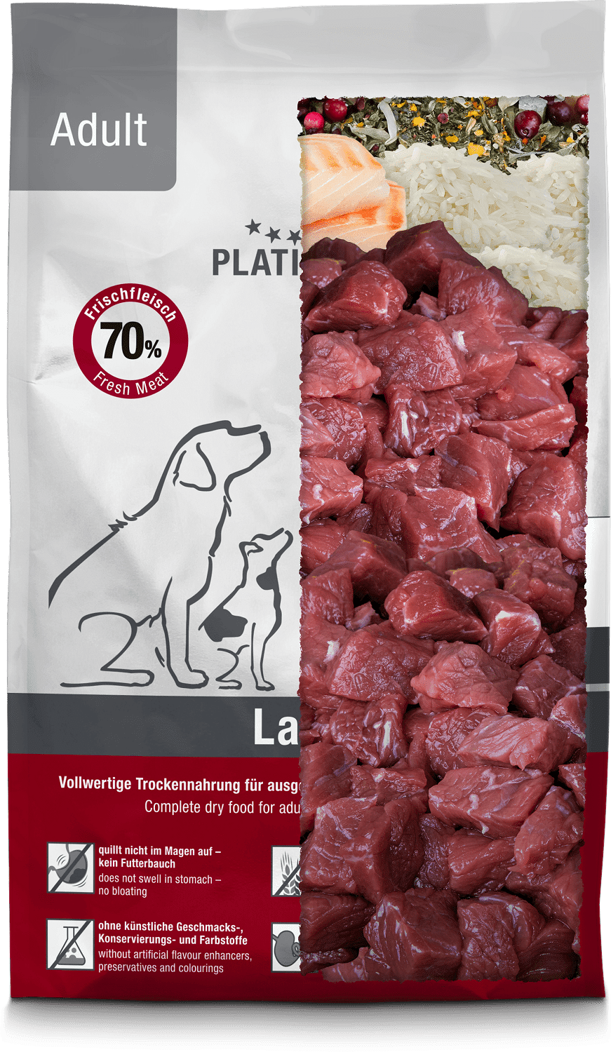 Platinum Adult Lamb bárányos száraztáp kutyáknak
