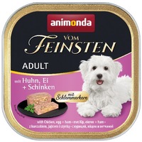 Animonda Vom Feinsten Gourment csirkés, tojásos és sonkás kutyaeledel alutálkában