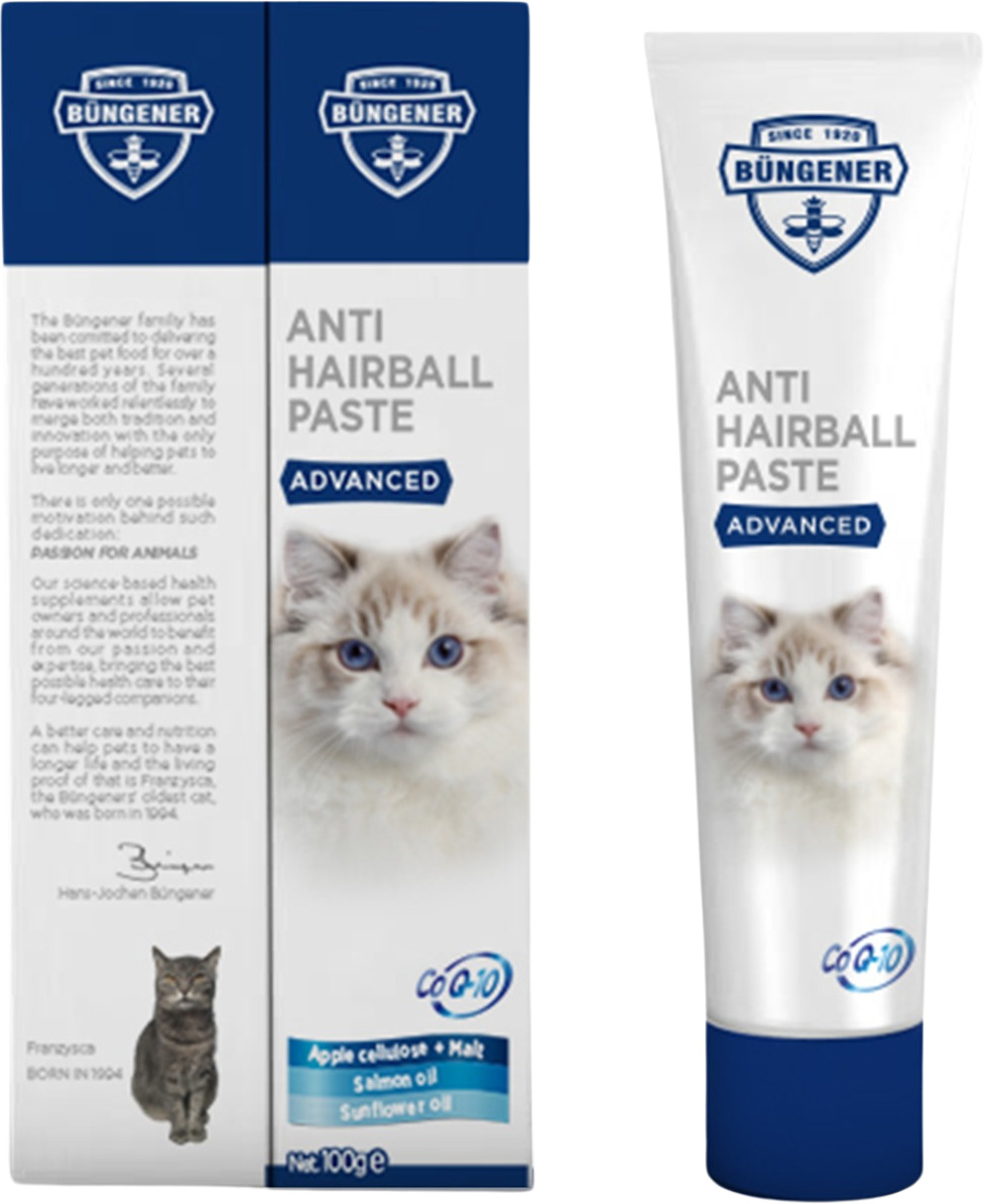 Büngener Advanced Anti-Hairball pastă pisică