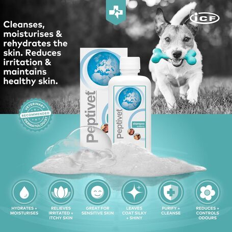 Peptivet eudermális sampon kutyáknak és macskáknak