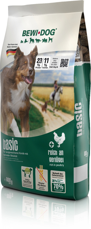 Bewi-Dog Basic szárnyashúsban gazdag száraztáp