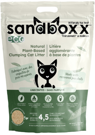 Sandboxx Eco – nisip pisici pe bază de plante, ecologic - zoom