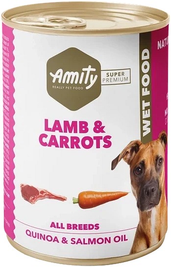 Amity Lamb & Carrots, Quinoa & Salmon Oil kutyakonzerv