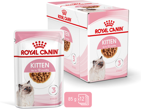 Royal Canin Kitten Gravy - Kölyök macska szószos nedves táp