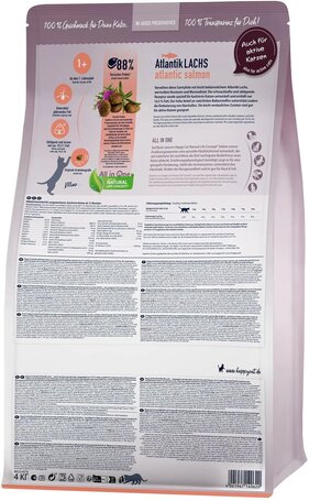 Happy Cat Adult Sterilised Atlantik-Lachs | Lazacos táp ivartalanított macskáknak