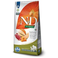 N&D Dog Grain Free Adult Medium/Maxi sütőtök, kacsa & áfonya szuperprémium kutyatáp