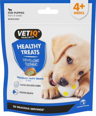 Vetiq Healthy Treats Denti-Care Teething jutalomfalat kölyökkutyáknak