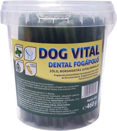 Dog Vital Dental fogápoló jutalomfalatok borsmentával és klorofillal