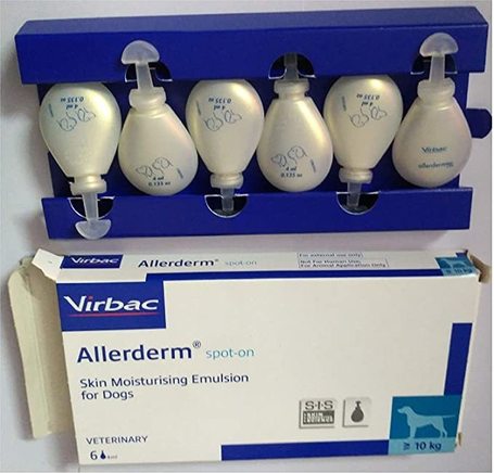 Virbac Allerderm spot-on bőrbetegségek kiegészítő kezelésére