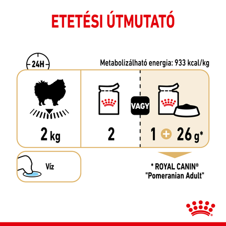 Royal Canin Pomeranian Adult - Pomerániai törpespicc felnőtt kutya nedves táp