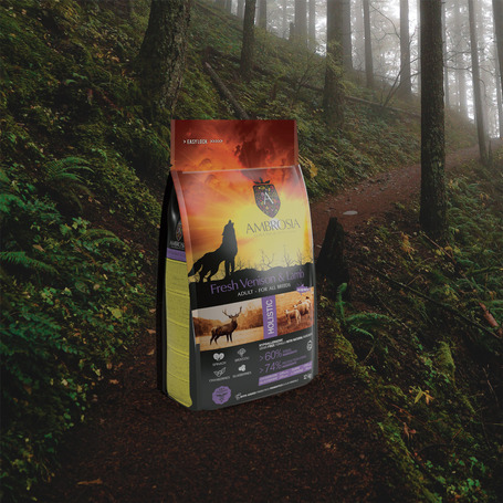 Ambrosia Dog Adult GF Fresh Venison & Lamb