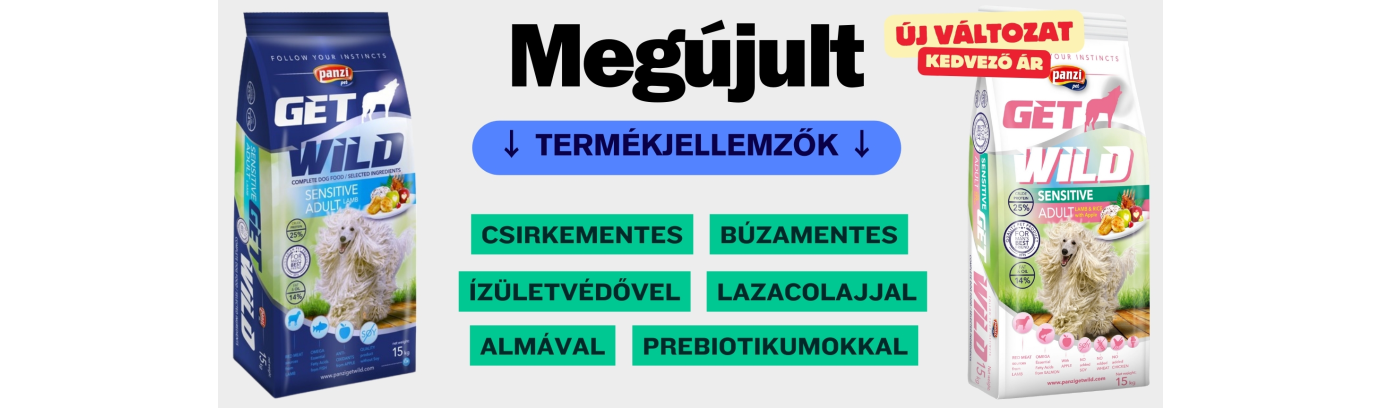 GetWild Dog Adult Sensitive Lamb & Rice with Apple