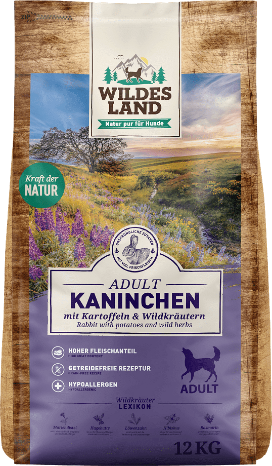 Wildes Land Classic Adult száraztáp nyúllal