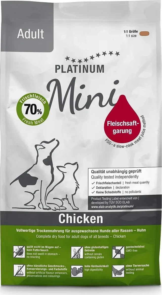 Platinum Adult Chicken Mini száraz kutyatáp