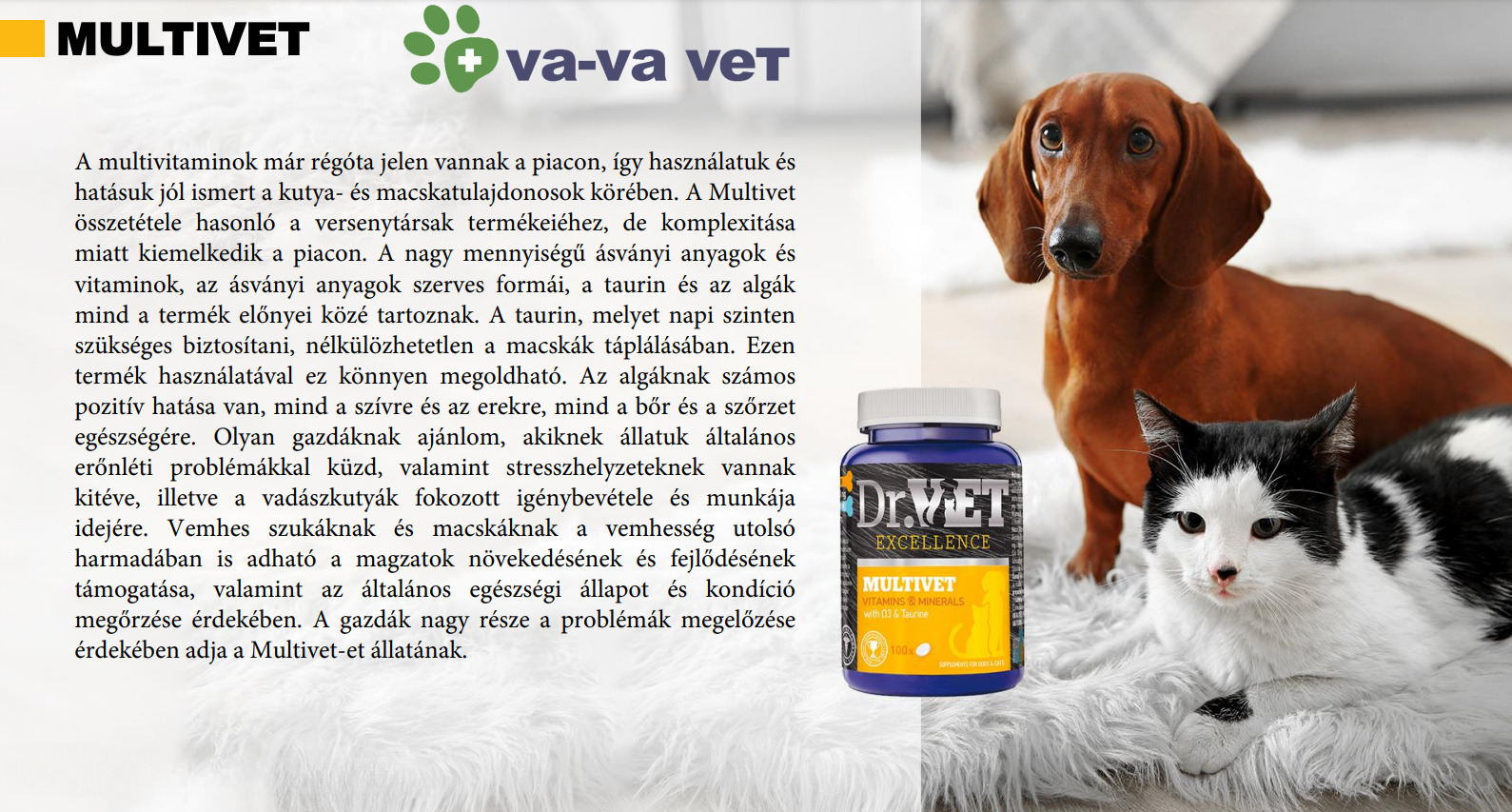 Dr. Vet Multivet tablete pentru întărirea sistemului imunitar - zoom