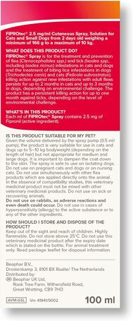 Beaphar FIPROtec bolha-, kullancs- és tetűirtó spray