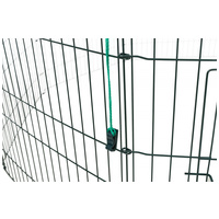 Trixie hálóval fedett 8 elemes kerti kifutó ajtóval nyulak, tengerimalacok részére - Porfestett #3