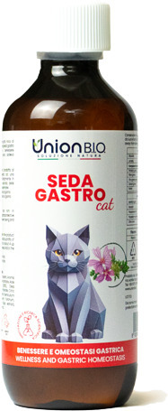 Union Bio sedaGASTRO gyomorpanaszok kiegészítő kezelésére macskáknak, fájdalomcsökkentő 200 ml