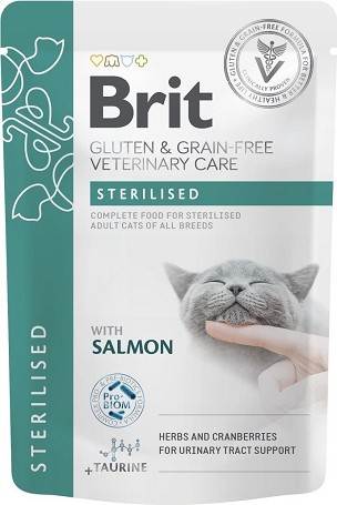 Brit Veterinary Diets Cat Pouch Sterilised