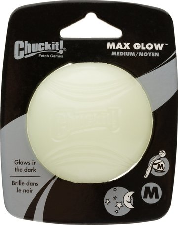 Chuckit! Max Glow - Sötétben világító gumilabda kutyáknak