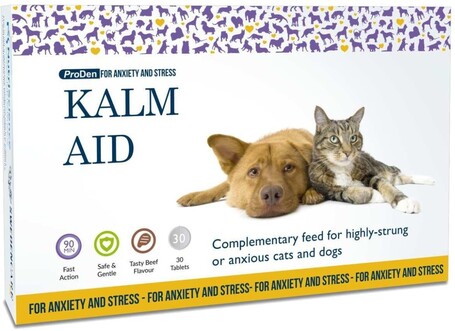 NutriScience Kalm Aid stresszoldó tabletta kutyáknak és macskáknak