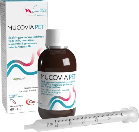 Mucovia Pet gyomorvédő szuszpenzió kutyáknak és macskáknak 60 ml