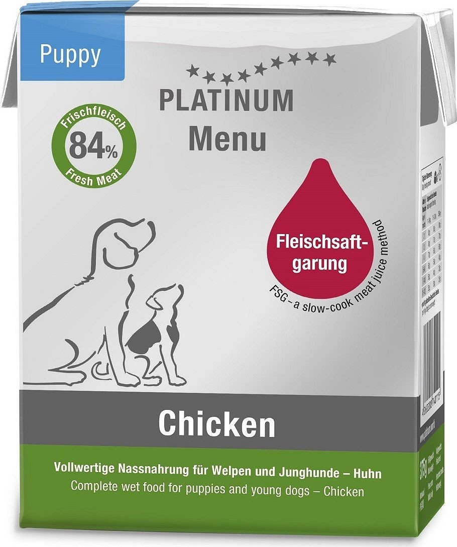 Platinum MENU Puppy Chicken hrană umedă pentru pui - zoom