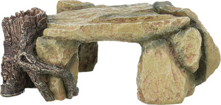 Trixie szikla fensík farönkkel terráriumi dekoráció