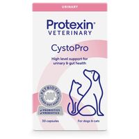 Protexin Cystopro húgyúti problémák kezelésére és megelőzésére kutyáknak és macskáknak