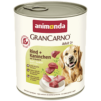 Animonda GranCarno Adult conservă cu iepure şi vită