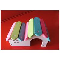 Színes, szétszedhető, hullámos tetejű hörcsög ház #2