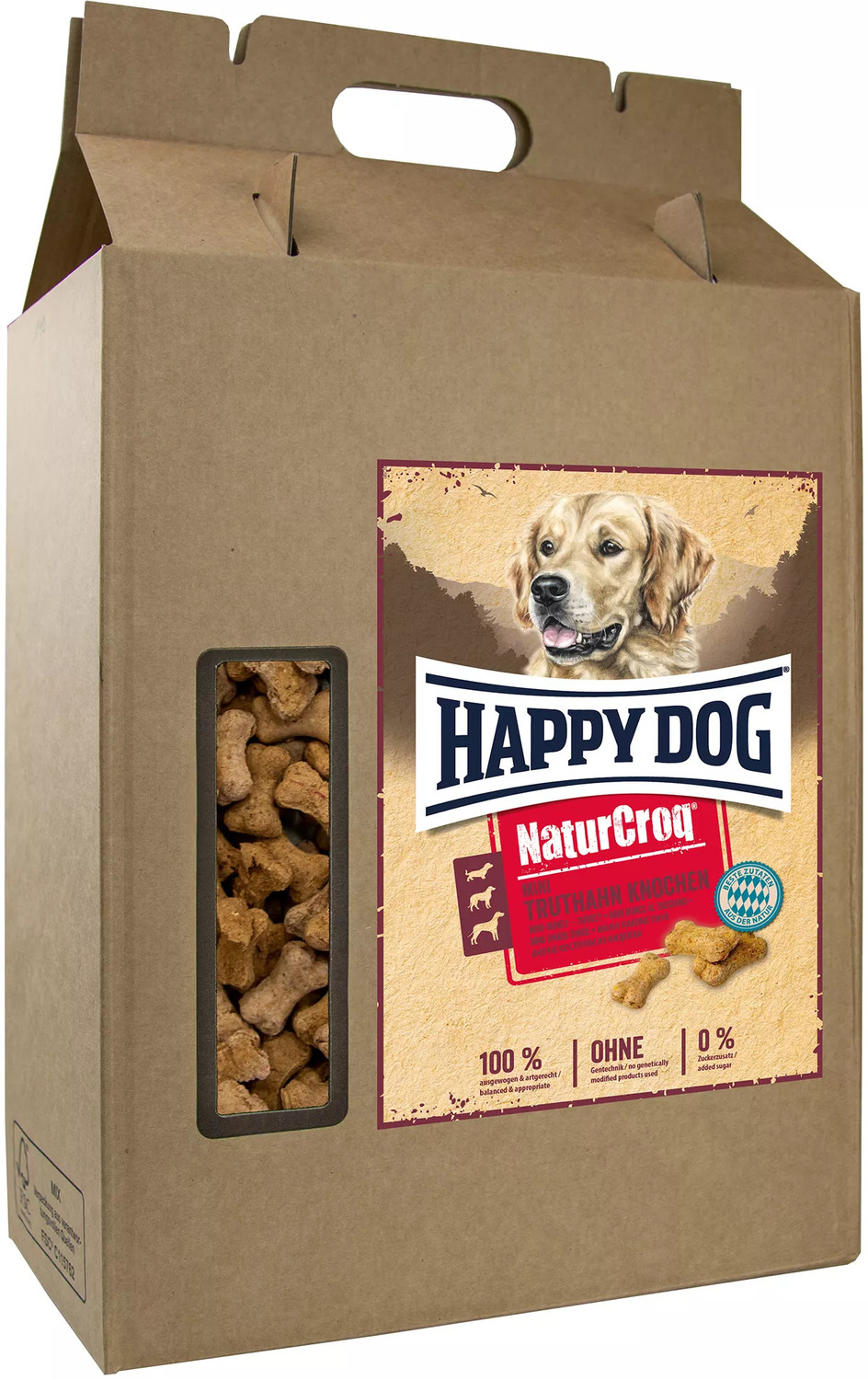 Happy Dog NaturCroq Truthan Mini Snackuri crocante pentru câini de talie mică