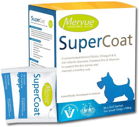 Mervue SuperCoat Dog szőr- és bőrtápláló olaj tasakokban