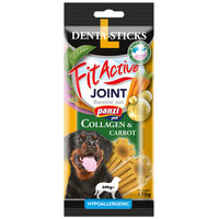 FitActive Hypoallergenic Denta-Sticks Joint Collagen & Carrot - Batoane pentru susținerea articulațiilor și curățarea dinților pentru câini