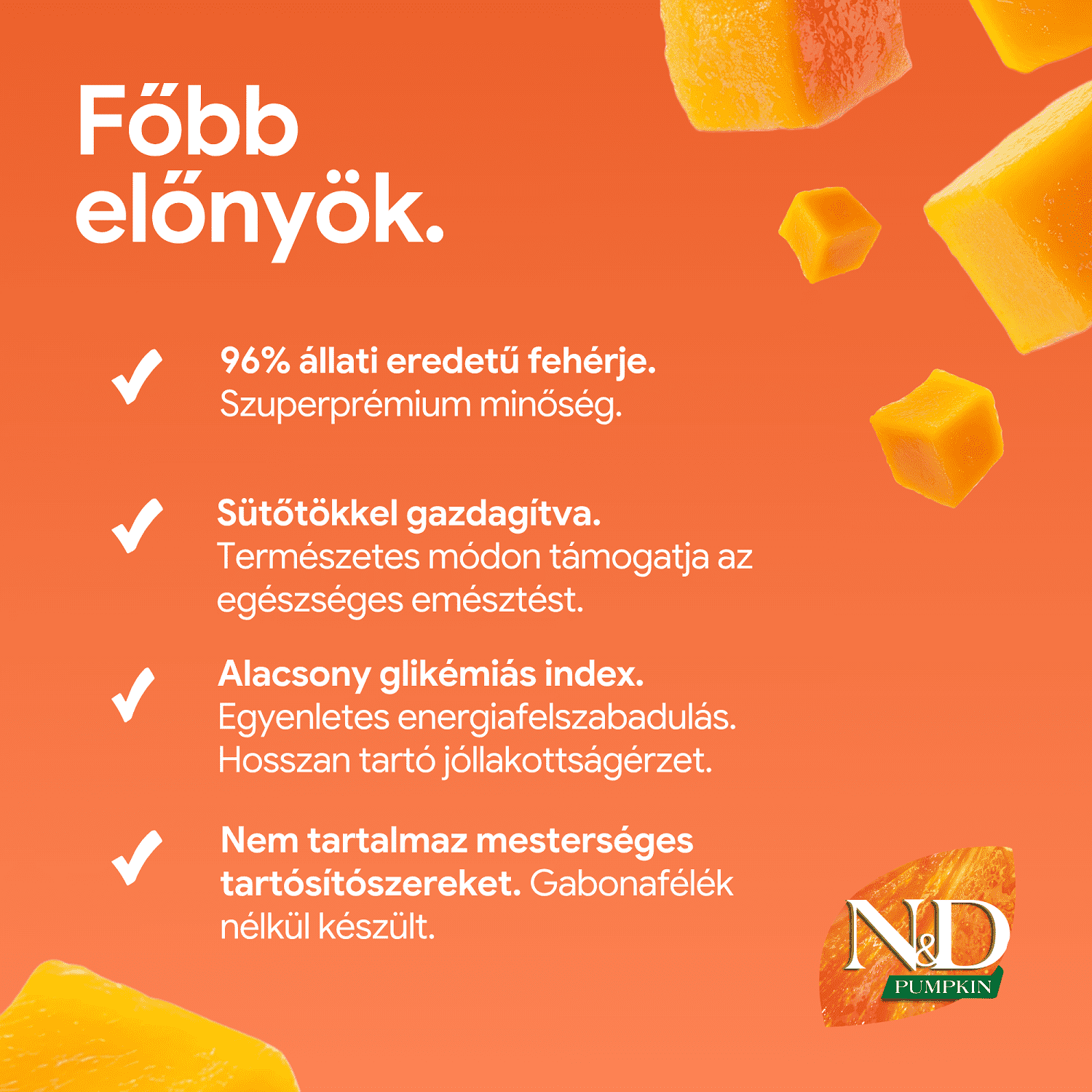 N&D Dog Grain Free Adult Medium/Maxi sütőtök, fürj & gránátalma szuperprémium kutyatáp