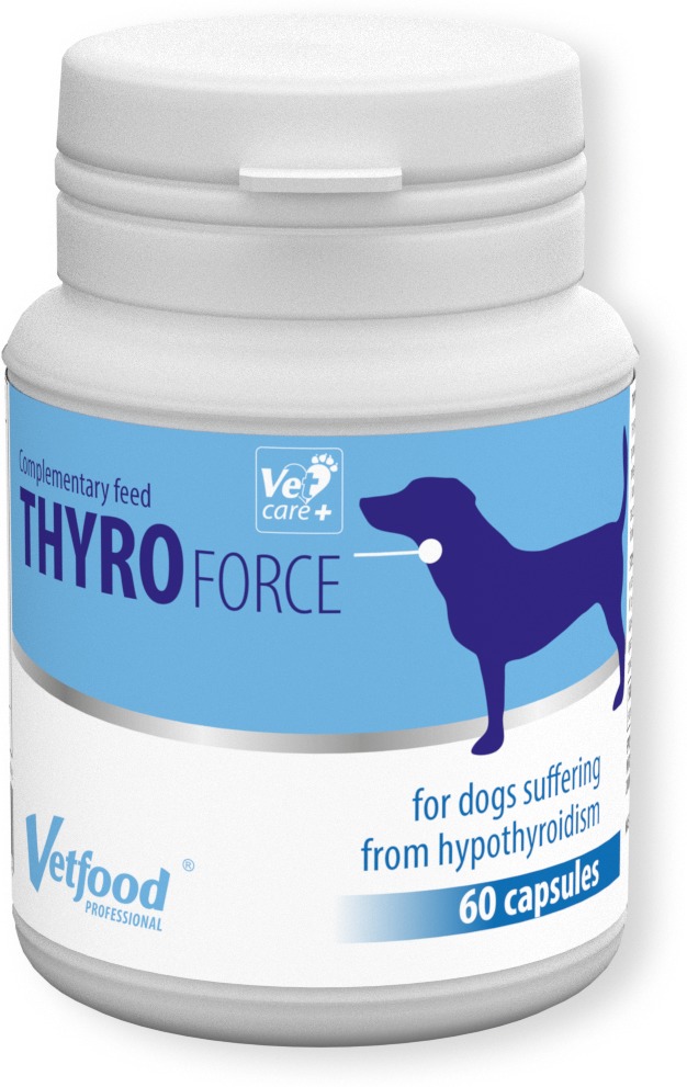 VetFood ThyroForce - Capsule pentru sprijinul tiroidian la câini