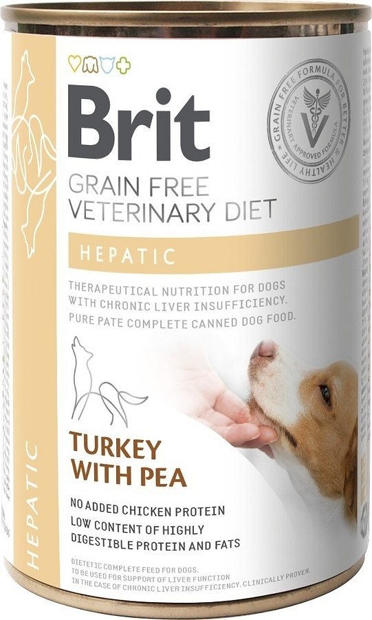 Brit Veterinary Diets Dog Hepatic conservă 400 g