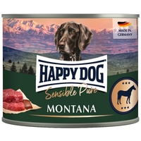 Happy Dog Pur Montana - Szín lóhúsos konzerv | Egyetlen fehérjeforrás